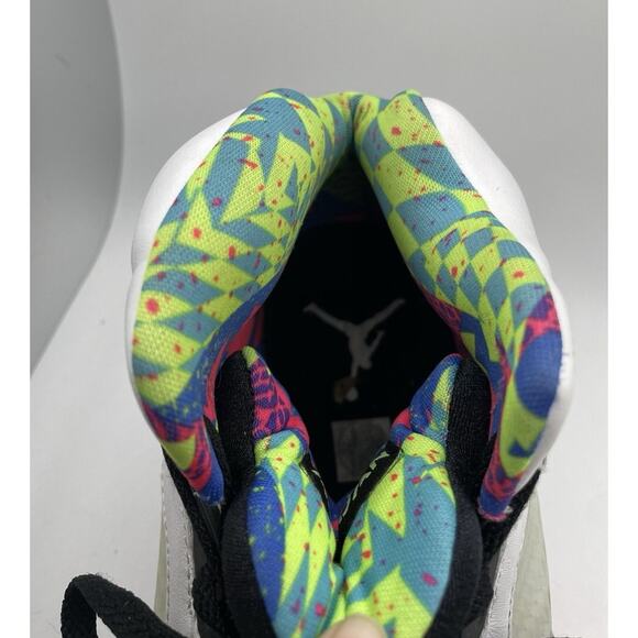 Air Jordan Mens Size 9 White Purple Alternate Bel-Air 2020 Retro 23 90s Kicks - Picture 7 of 9